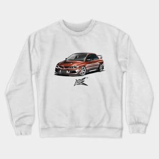 mitsubishi evo 9 dual color Crewneck Sweatshirt